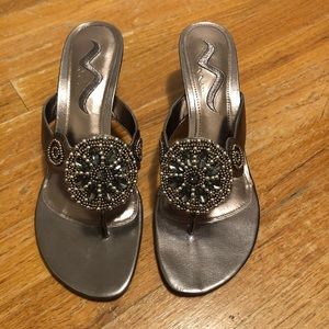 Nina Wedge Sandal size 10